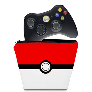 Capa Case Xbox 360 Controle - Pokemon Pokebola
