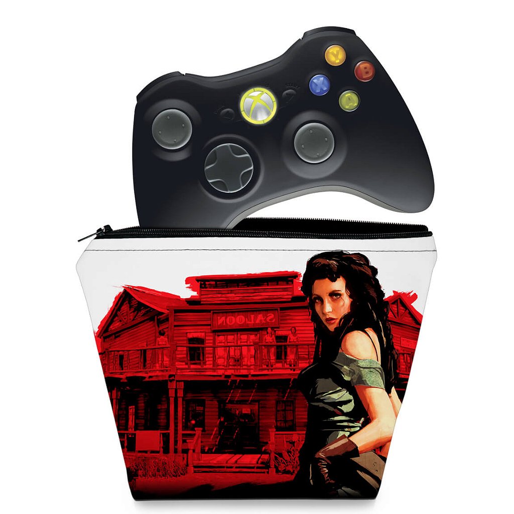 Capa Case Xbox 360 Controle - Red Dead Redemption