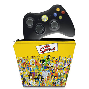 Capa Case Xbox 360 Controle - Simpsons
