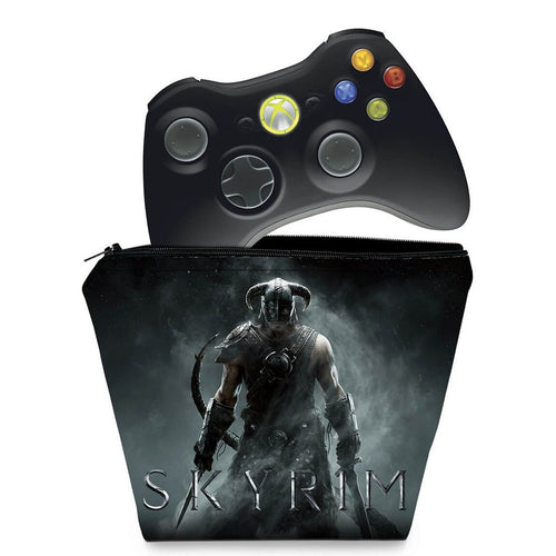 Capa Case Xbox 360 Controle - Skyrim