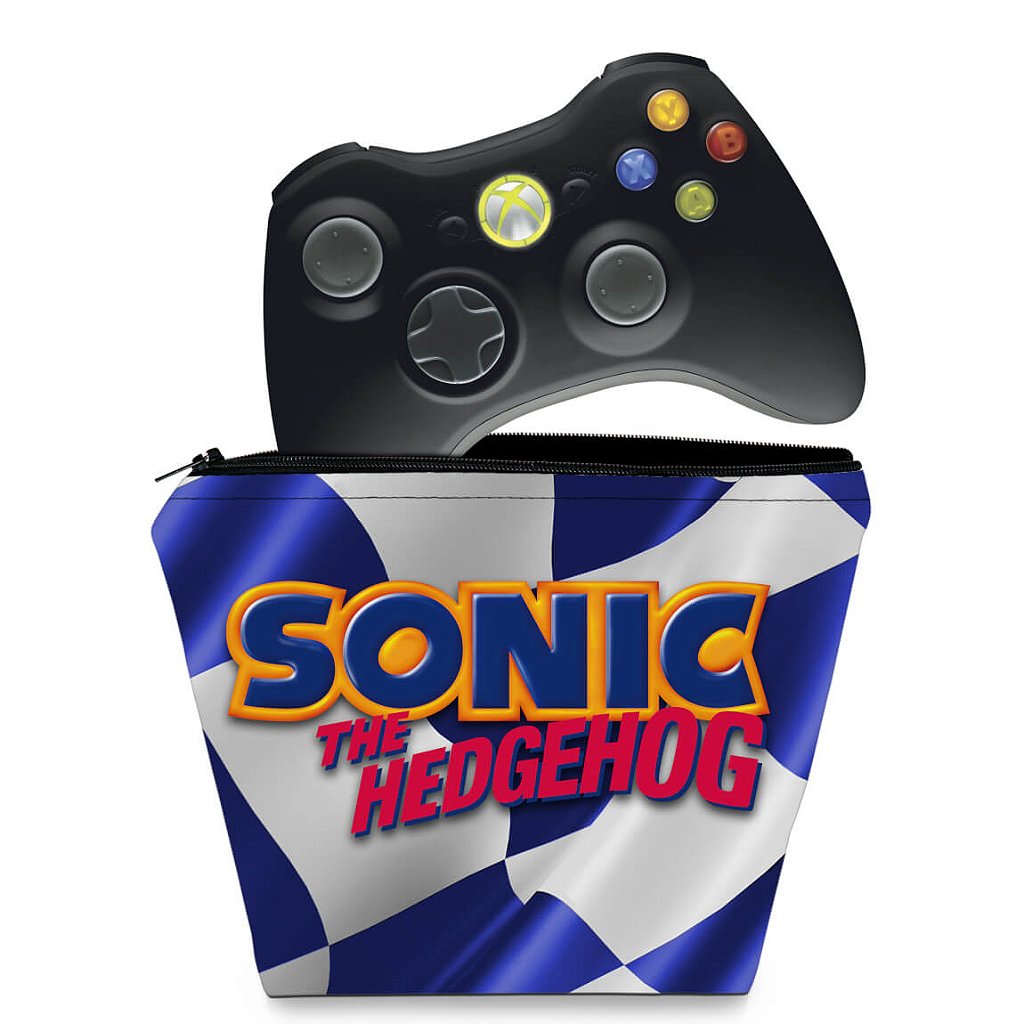 Capa Case Xbox 360 Controle - Sonic The Hedgehog