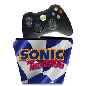 Capa Case Xbox 360 Controle - Sonic The Hedgehog
