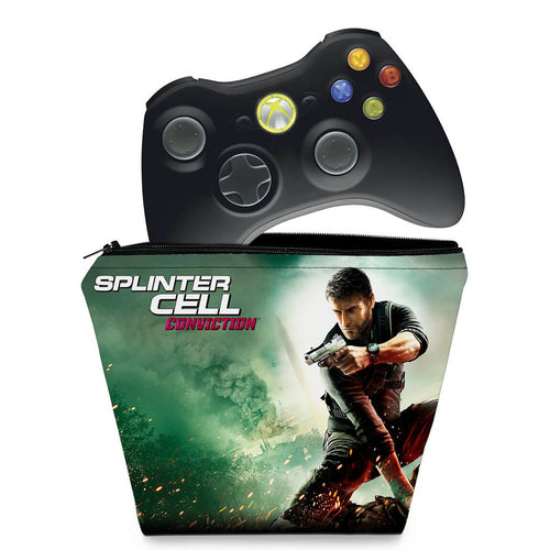 Capa Case Xbox 360 Controle - Splinter Cell Conviction