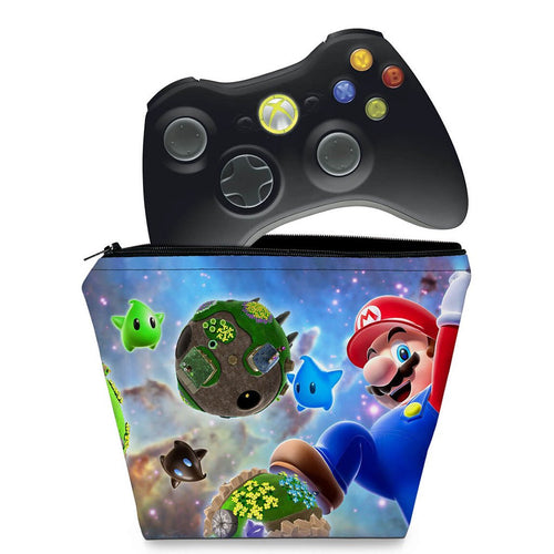 Capa Case Xbox 360 Controle - Super Mario