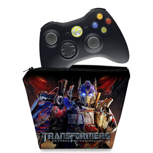 Capa Case Xbox 360 Controle - Transformers Revenge