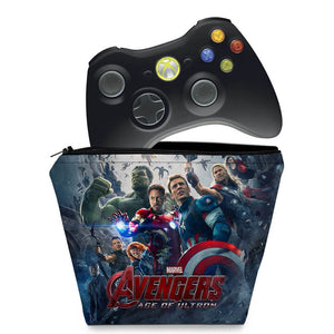 Capa Case Xbox 360 Controle - Vingadores Ultron