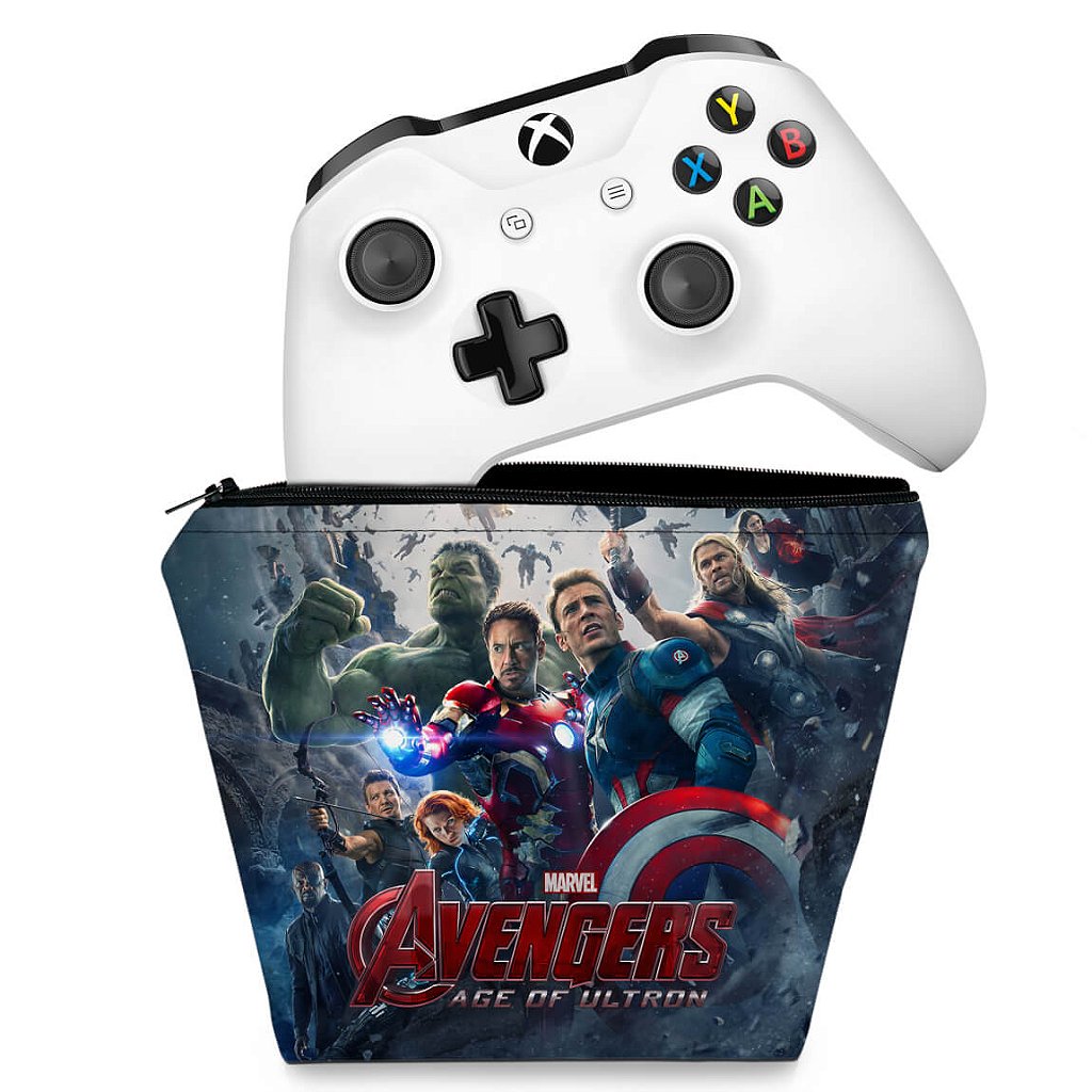 Capa Case Xbox One Controle - Avengers - Age of Ultron