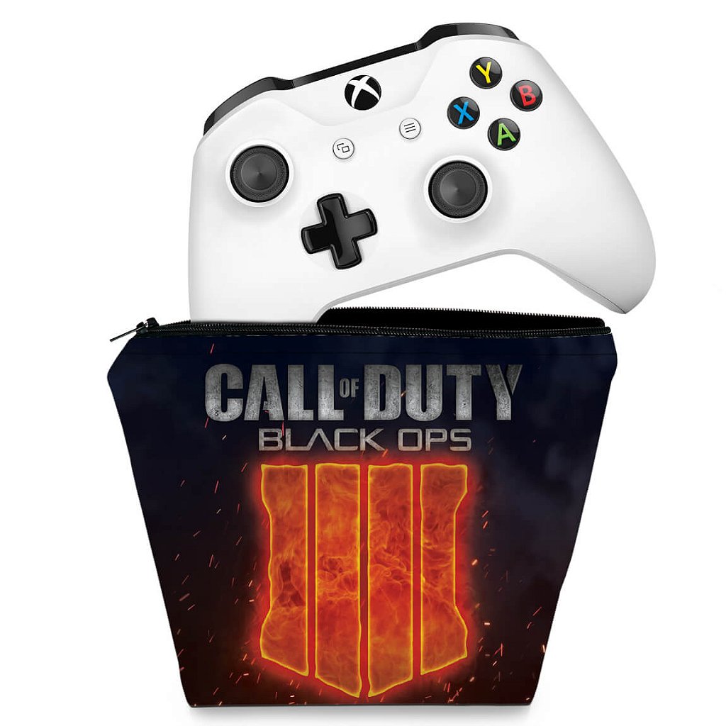 Capa Case Xbox One Controle - Call of Duty Black ops 4