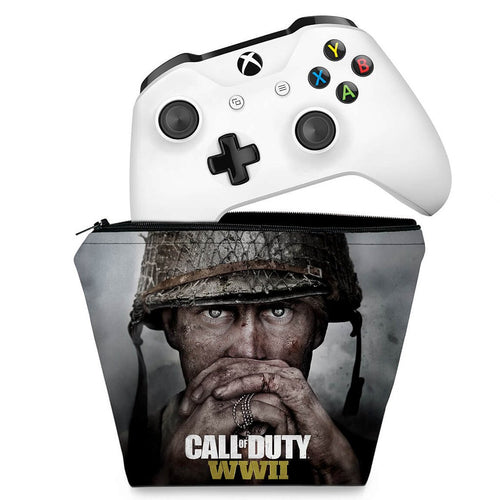 Capa Case Xbox One Controle - Call of Duty WW2