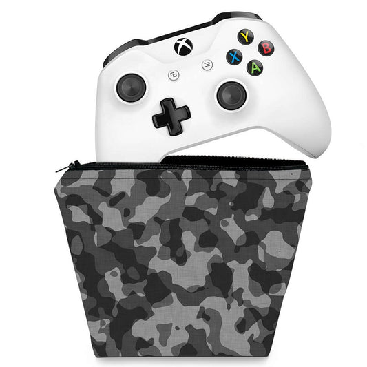 Capa Case Xbox One Controle - Camuflagem Cinza