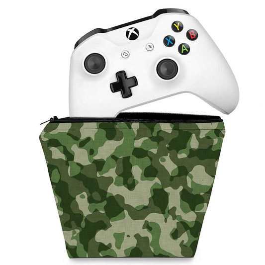 Capa Case Xbox One Controle - Camuflado Verde