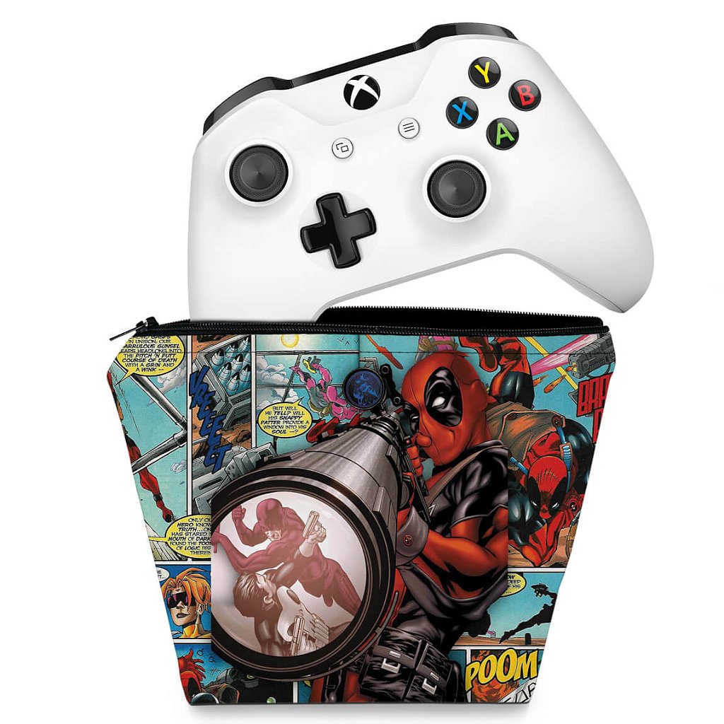 Capa Case Xbox One Controle - Deadpool