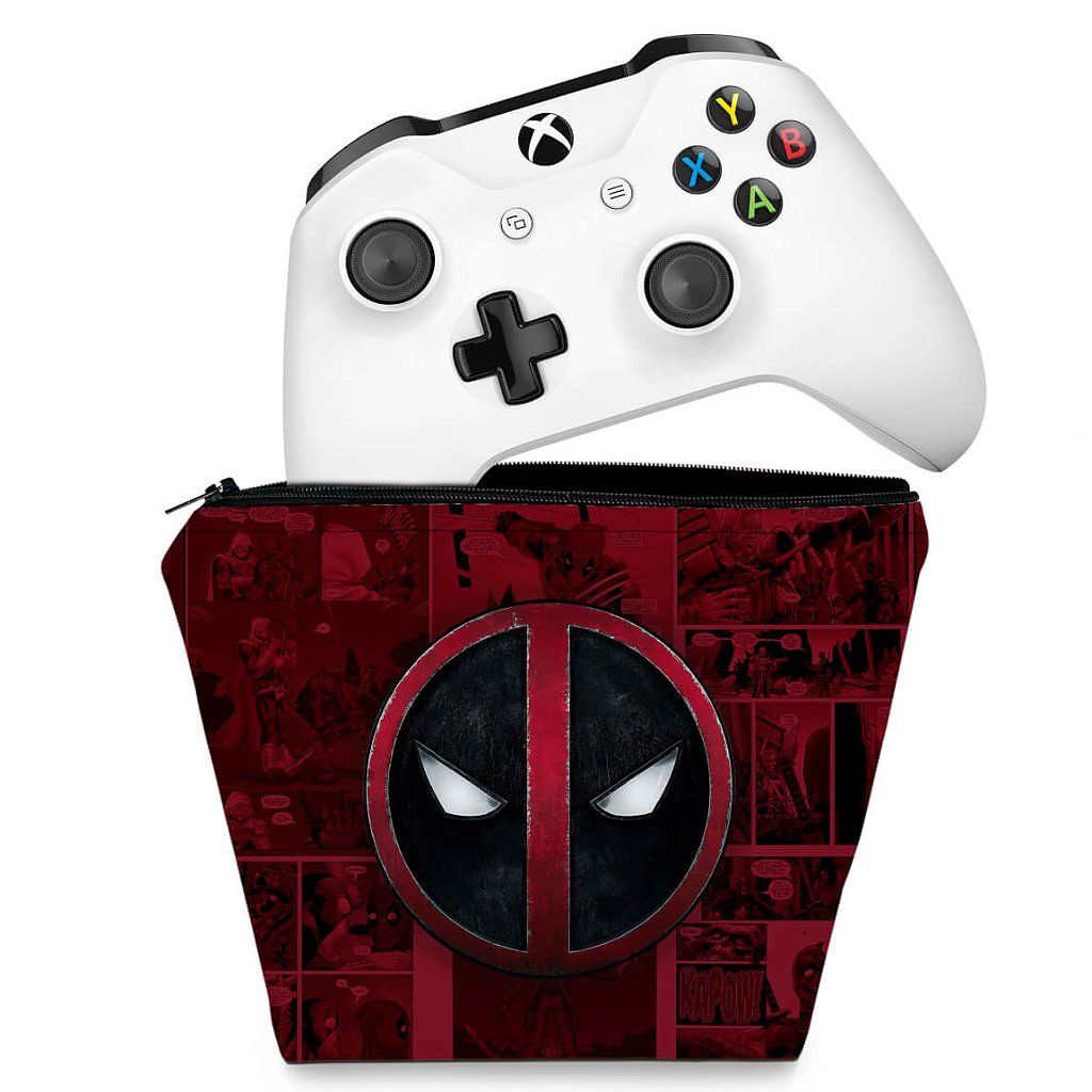 Capa Case Xbox One Controle - Deadpool Comics