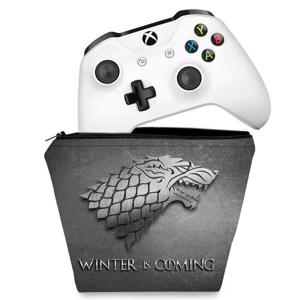 Capa Case Xbox One Controle - Game Of Thrones Stark