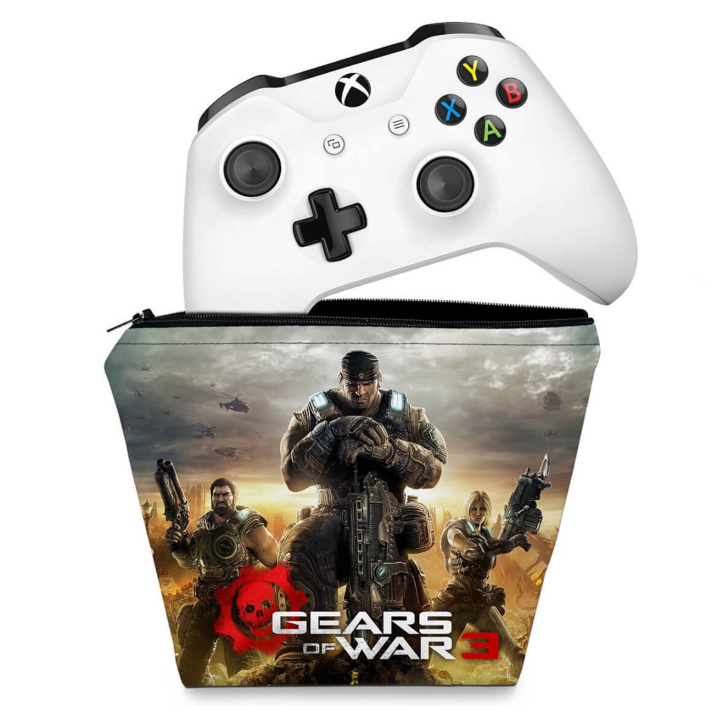 Capa Case Xbox One Controle - Gears of War