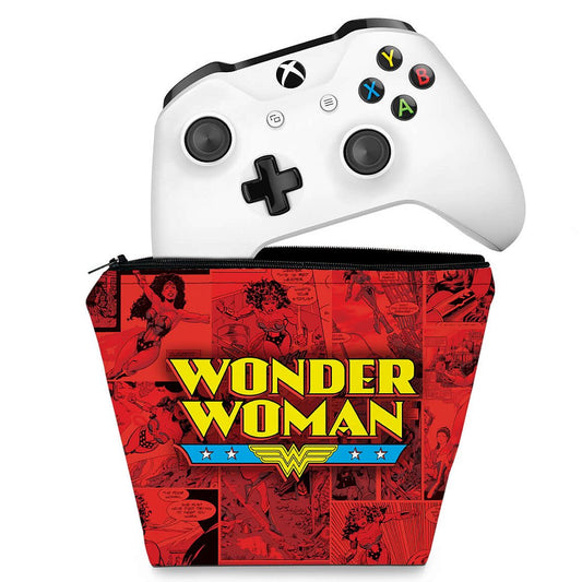 Capa Xbox One Controle Case - Mulher Maravilha Comics