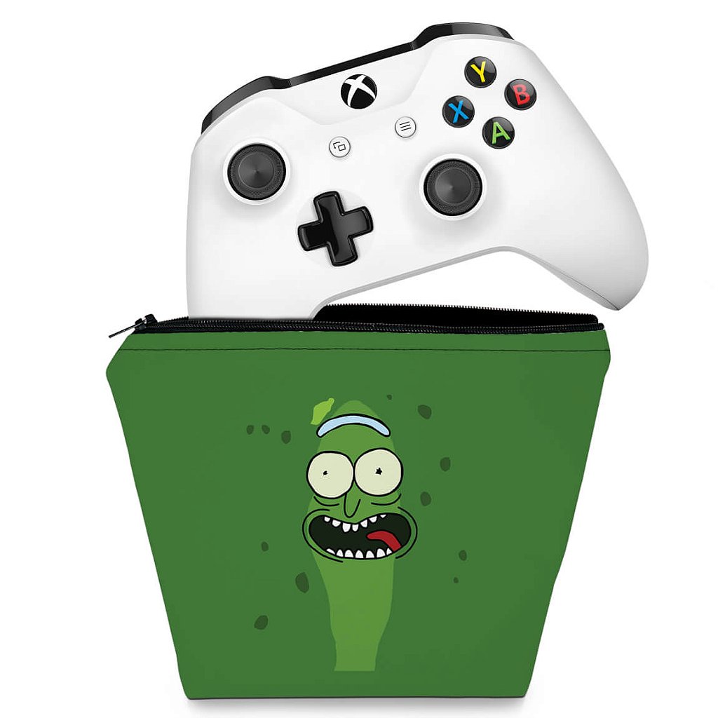 Capa Case Xbox One Controle - Pickle Rick and Morty