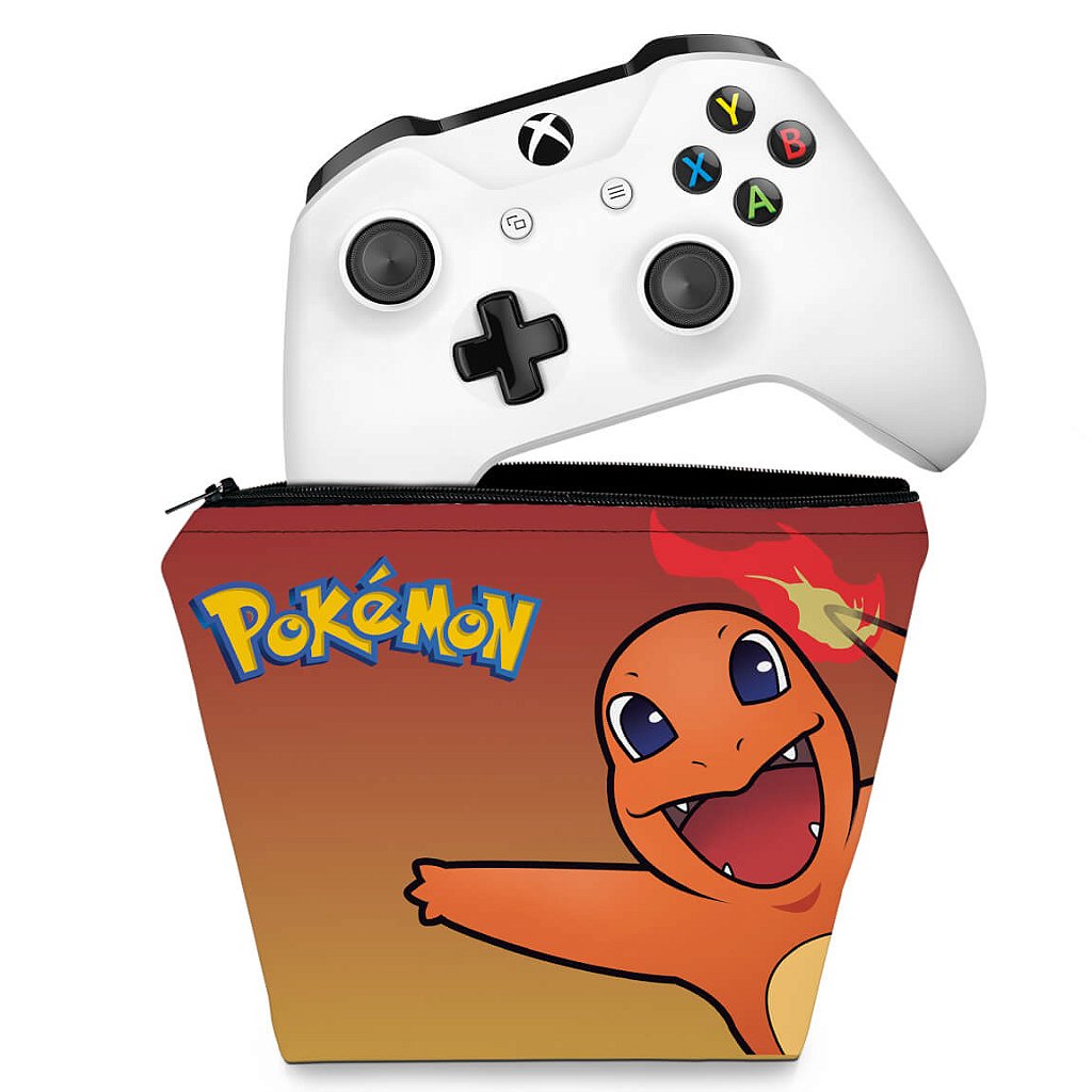 Capa Case Xbox One Controle - Pokemon Charmander