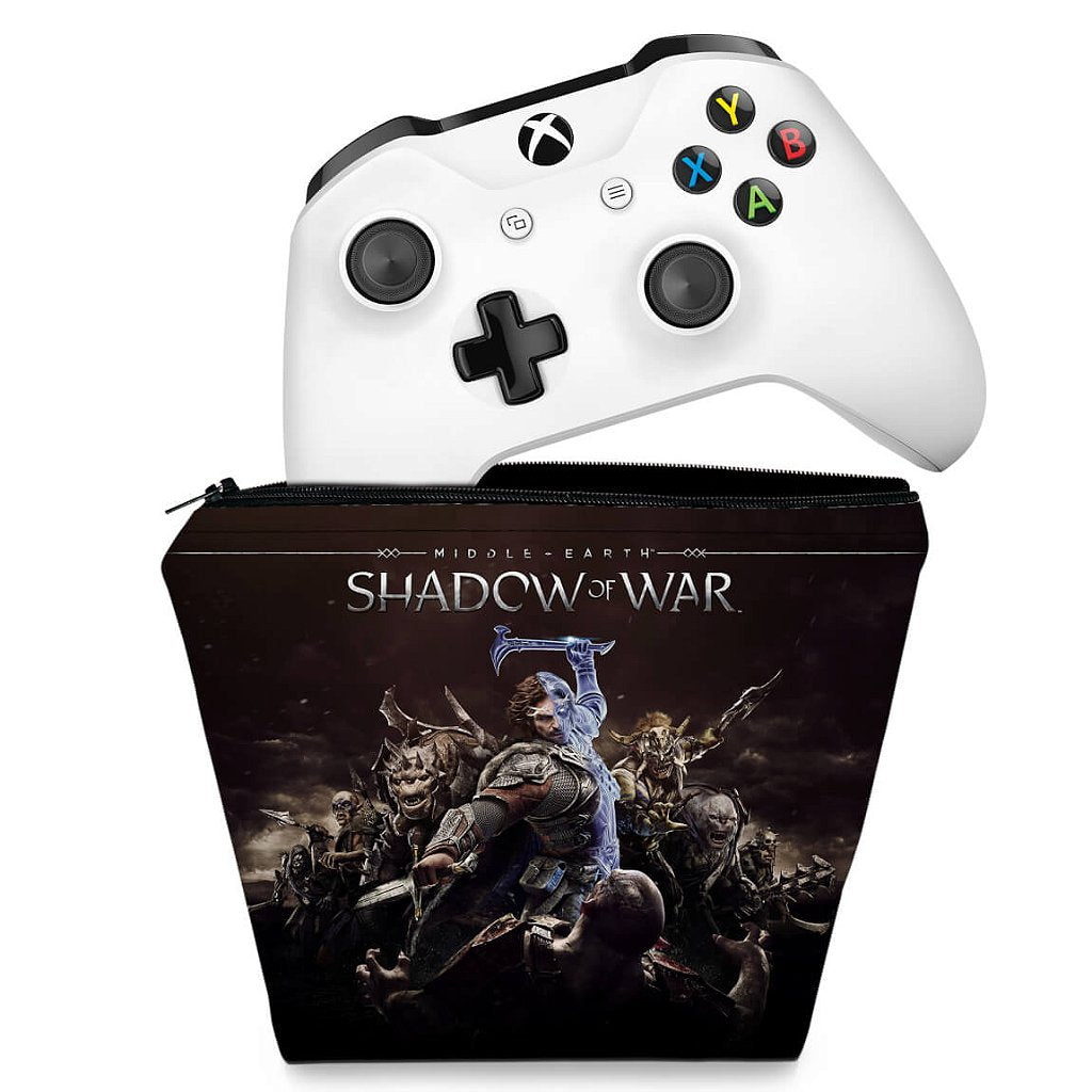 Capa Case Xbox One Controle - Shadow of War