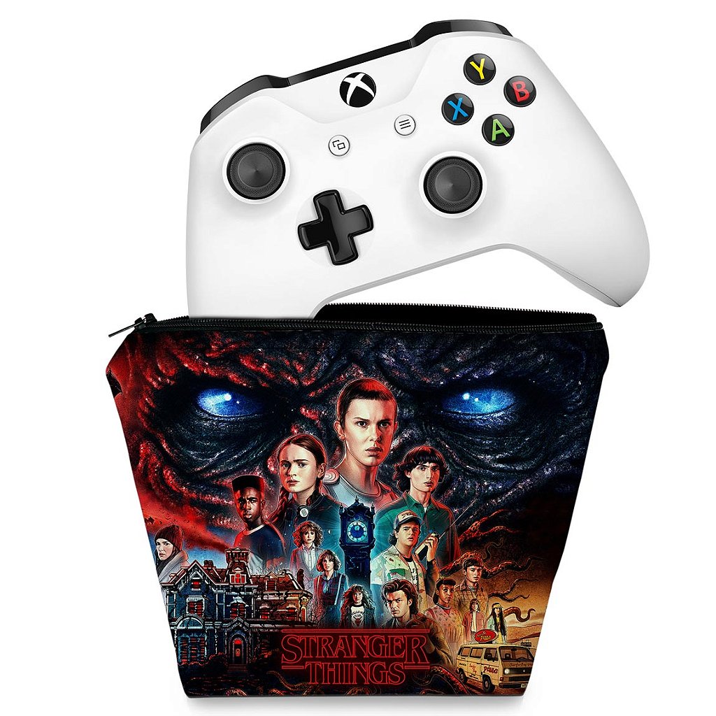 Capa Case Xbox One Controle - Stranger Things