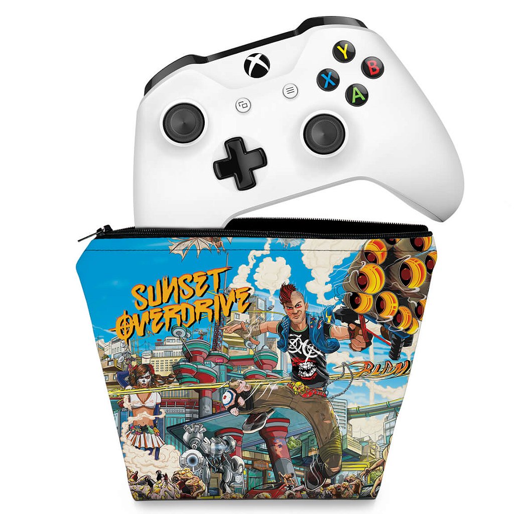 Capa Case Xbox One Controle - Sunset Overdrive