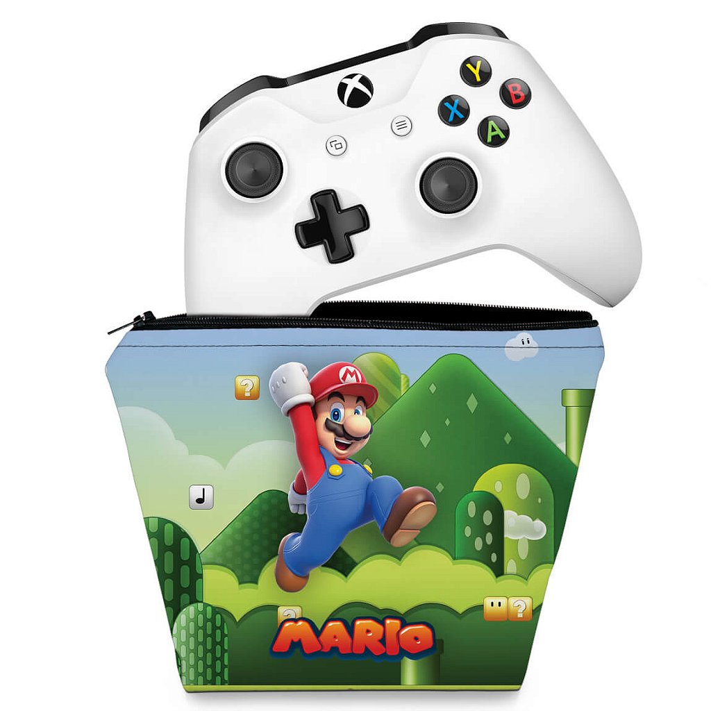 Capa Case Xbox One Controle - Super Mario Bros