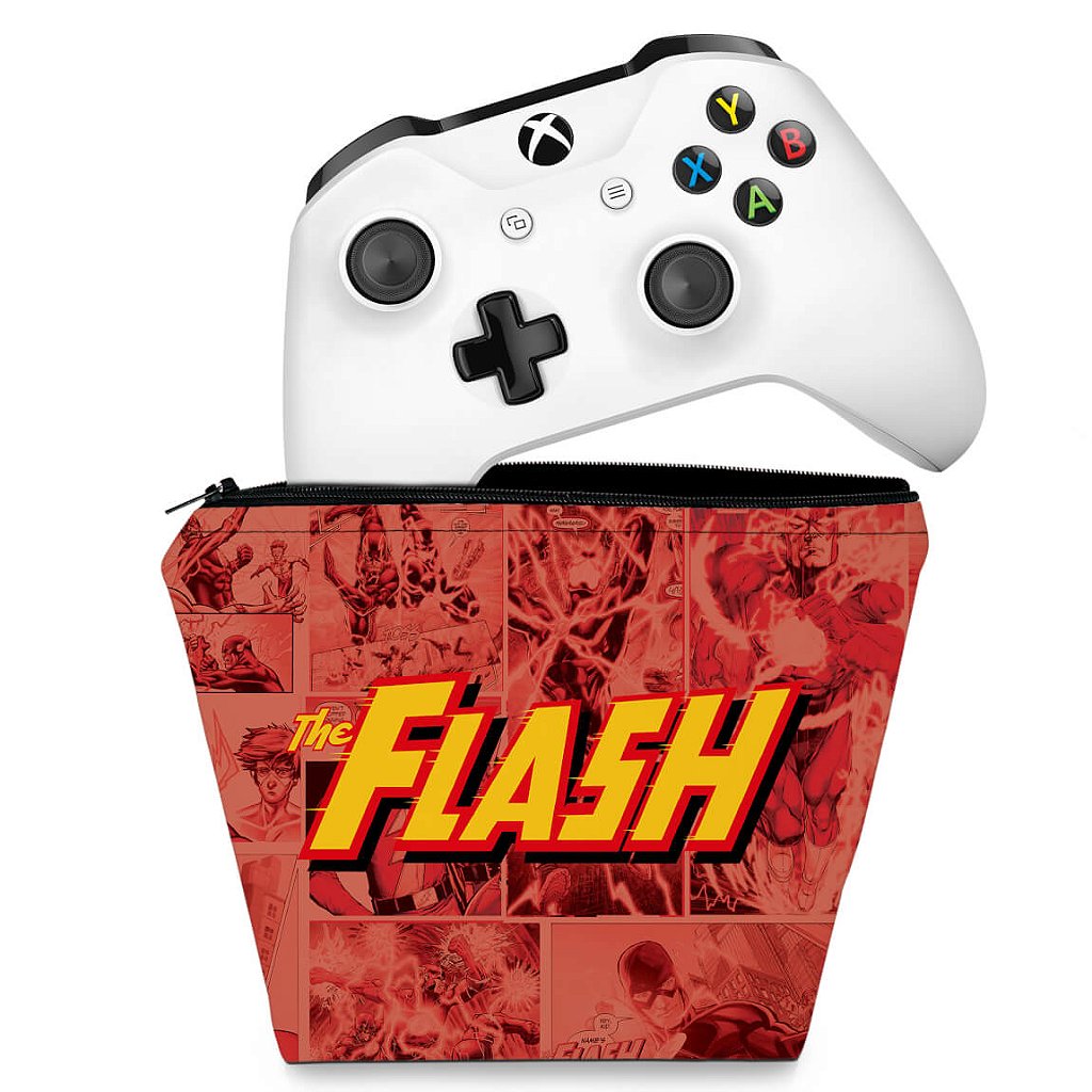 Capa Case Xbox One Controle - The Flash Comics