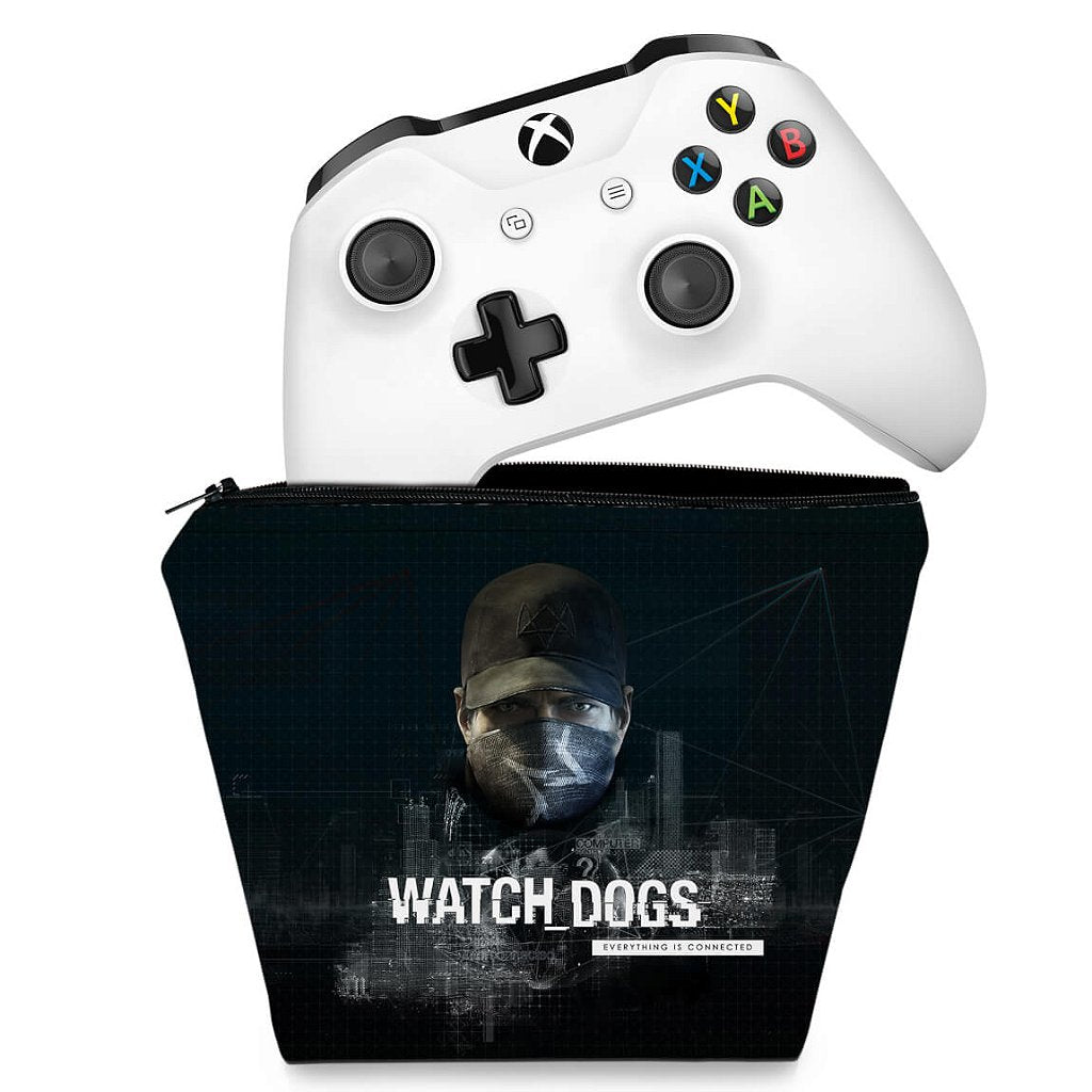 Capa Case Xbox One Controle - Watch Dogs