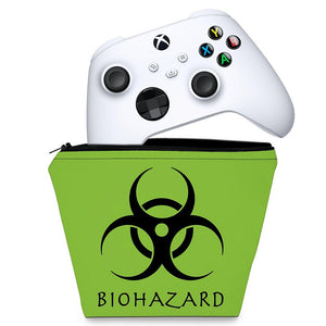 Capa Case Xbox Series S X Controle - Biohazard Radioativo