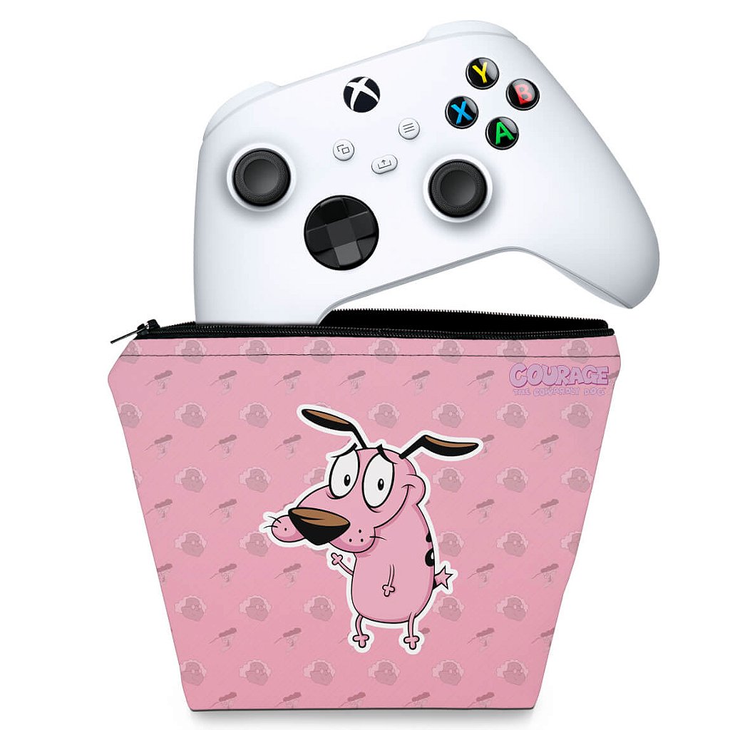 Capa Case Xbox Series S X Controle - Coragem: O Cão Covarde