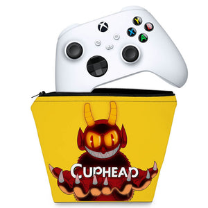 Capa Case Xbox Series S X Controle - Cuphead
