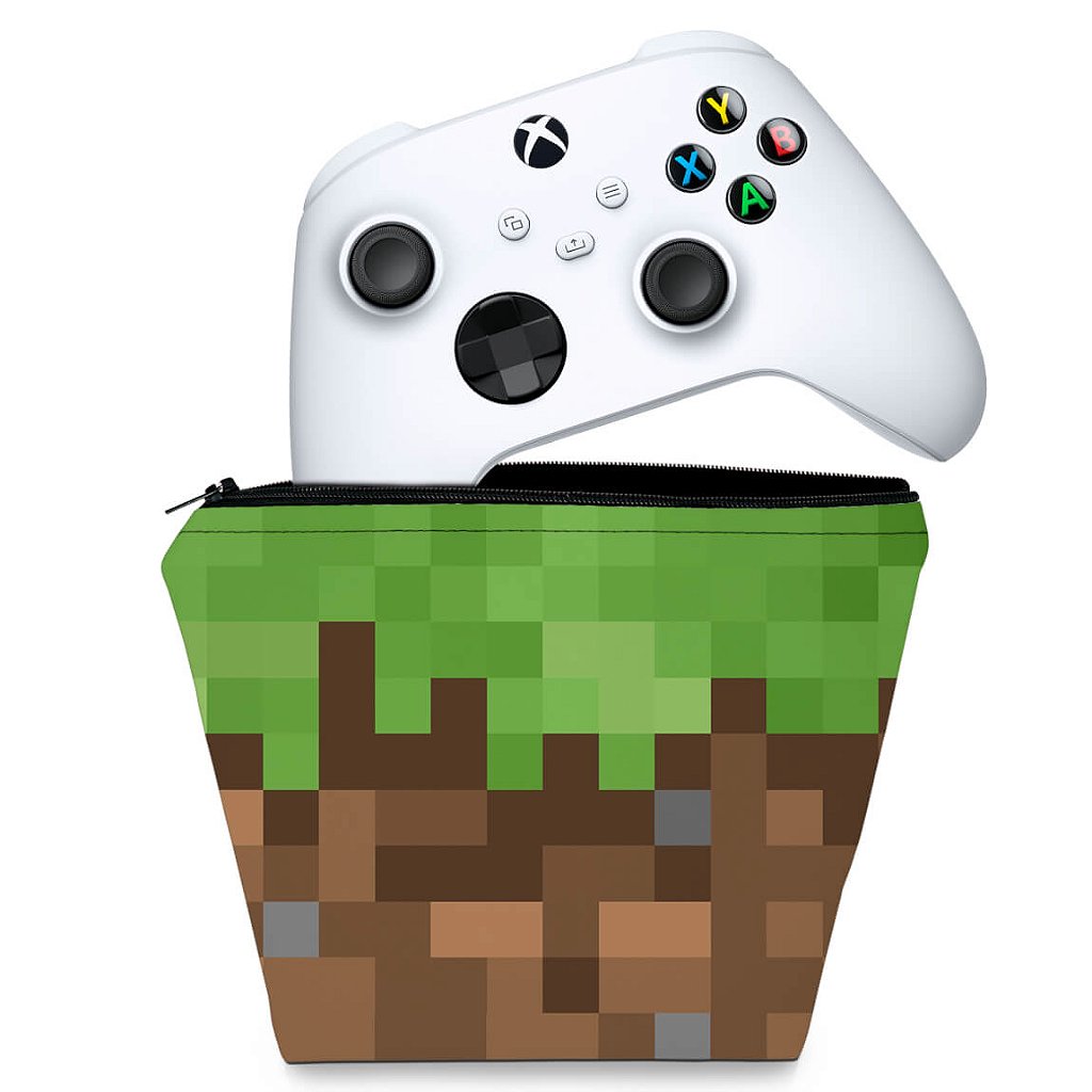 Capa Case Xbox Series S X Controle - Minecraft