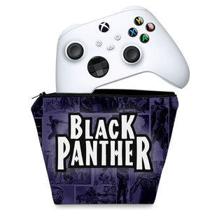 Capa Case Xbox Series S X Controle - Pantera Negra Comics