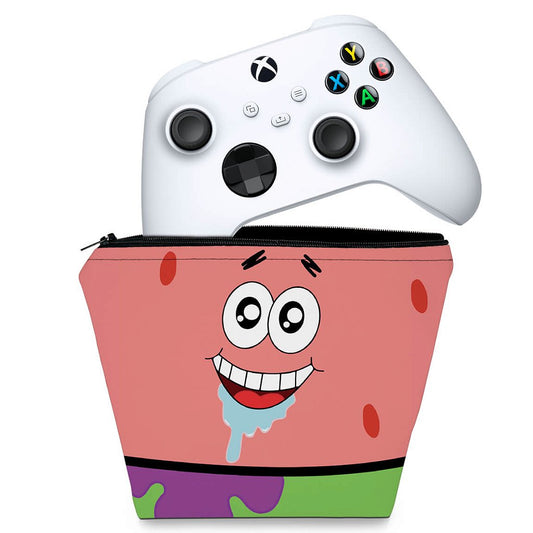 Capa Xbox Series S X Controle Case - Patrick Bob Esponja