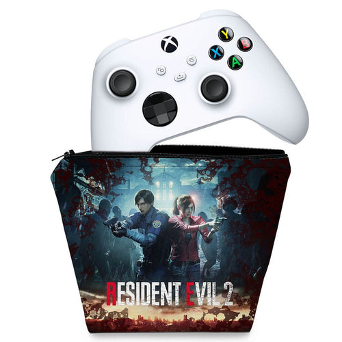 Capa Case Xbox Series S X Controle - Resident Evil 2 Remake