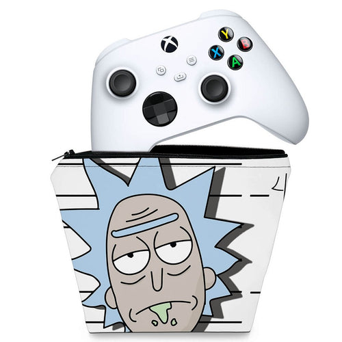 Capa Case Xbox Series S X Controle - Rick And Morty