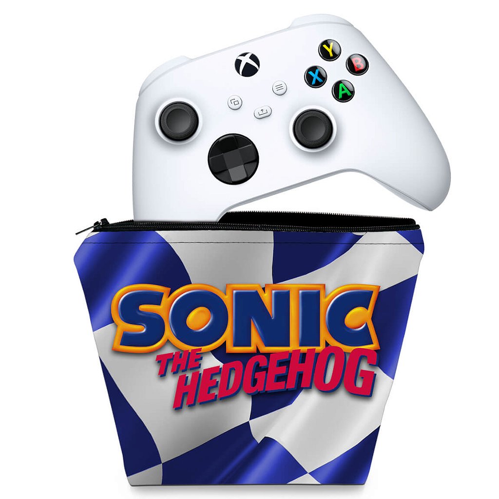 Capa Case Xbox Series S X Controle - Sonic