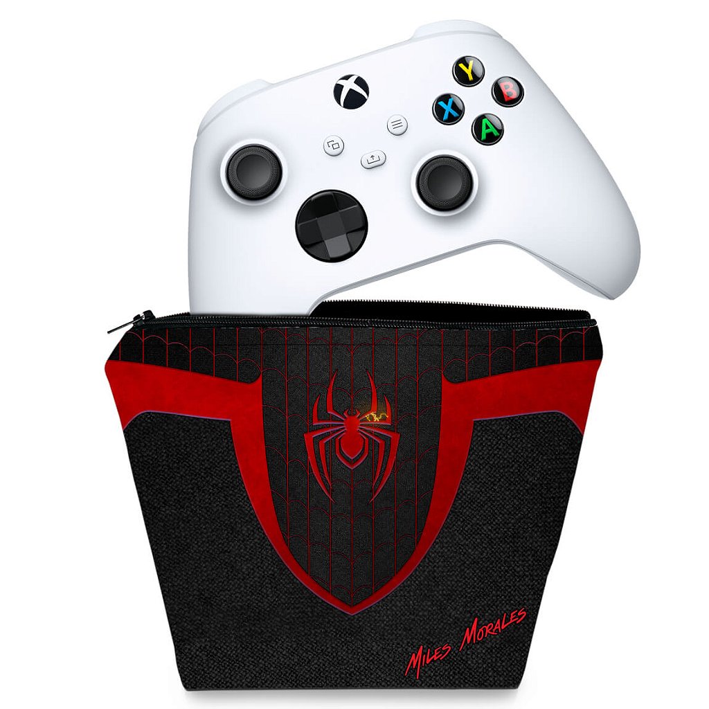 Capa Case Xbox Series S X Controle - Spider-Man: Miles Morales