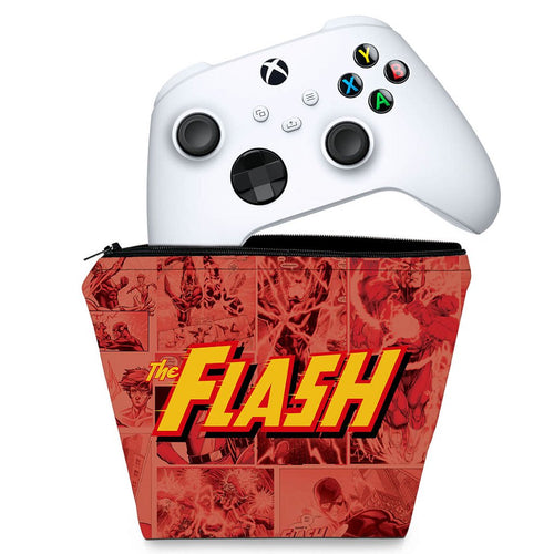 Capa Case Xbox Series S X Controle - The Flash Comics
