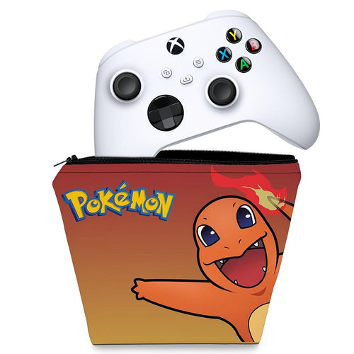Capa Case Xbox Series S X Controle - Pokemon Charmander