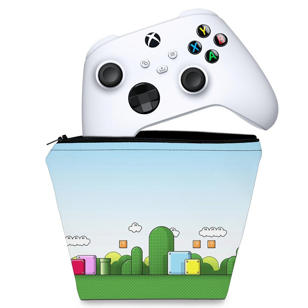 Capa Case Xbox Series S X Controle - Super Mario Bros