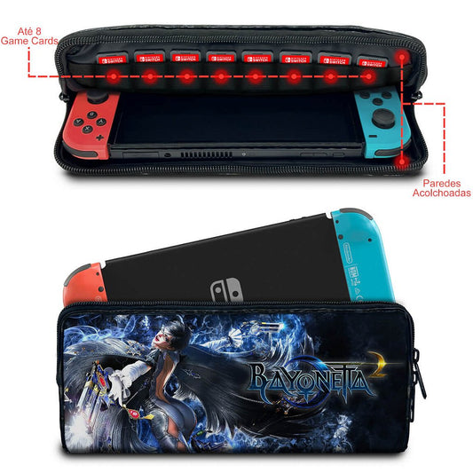 Case Nintendo Switch Bolsa Estojo - Bayonetta 2