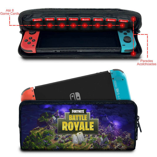 Case Nintendo Switch Bolsa Estojo - Fortnite
