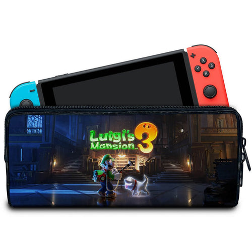 Case Nintendo Switch 1 Bolsa Estojo - Luigi's Mansion 3