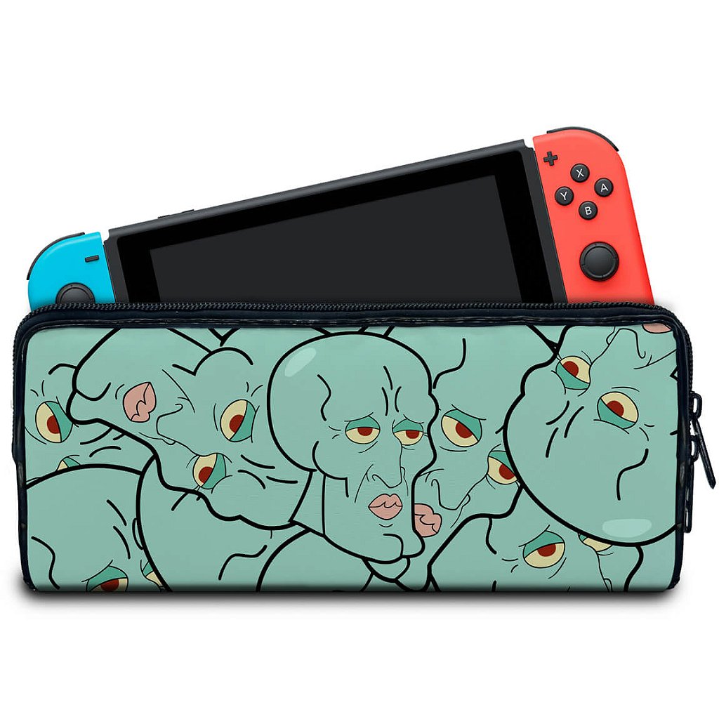 Case Nintendo Switch Bolsa Estojo - Lula Molusco