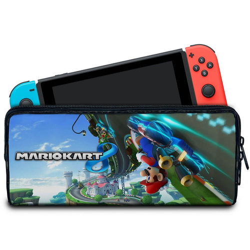 Case Nintendo Switch 1 Bolsa Estojo - Mario Kart 8
