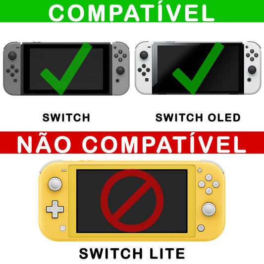 Case Nintendo Switch Bolsa Estojo - Pikachu Pokemon