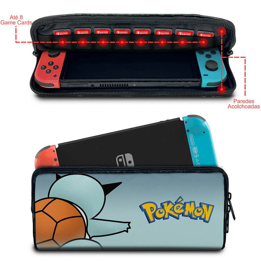 Case Nintendo Switch Bolsa Estojo - Pokémon Squirtle