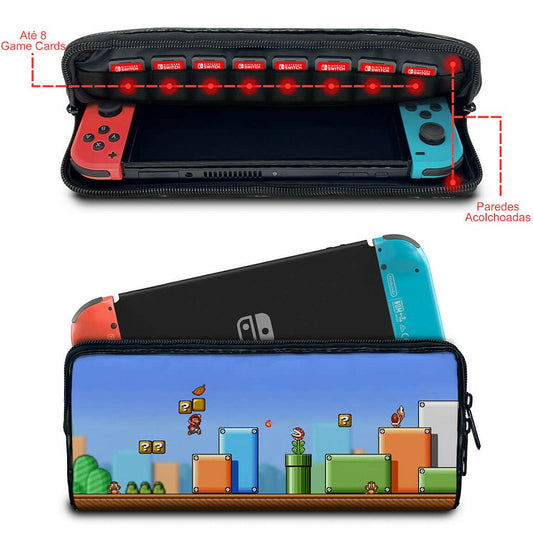 Case Nintendo Switch Bolsa Estojo - Super Mario Bros 3
