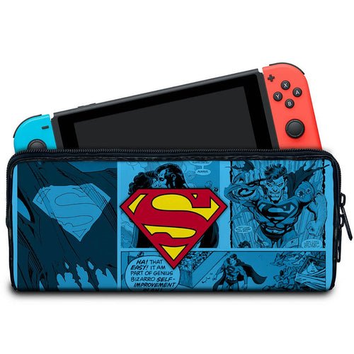 Case Nintendo Switch 1 Bolsa Estojo - Superman Comics
